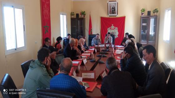 انعقاد دورة استثنائية للمجلس الجماعي لبني حسان