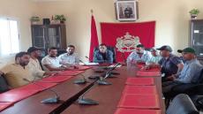 اجتماع السيد رئيس المجلس الجماعي مع شباب دواوير ترست و ايت بوشعو